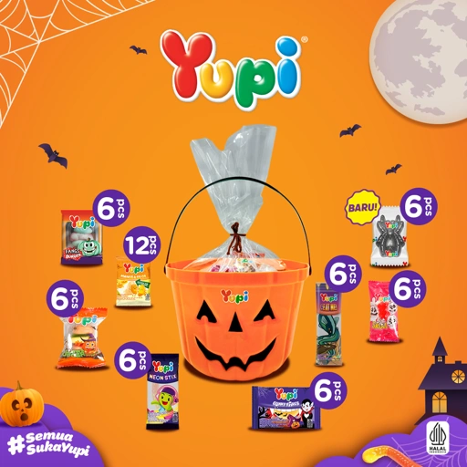 Yupi Package Halloween Bucket
