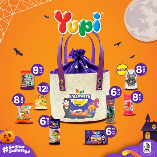 Yupi Package Halloween Straw Bag