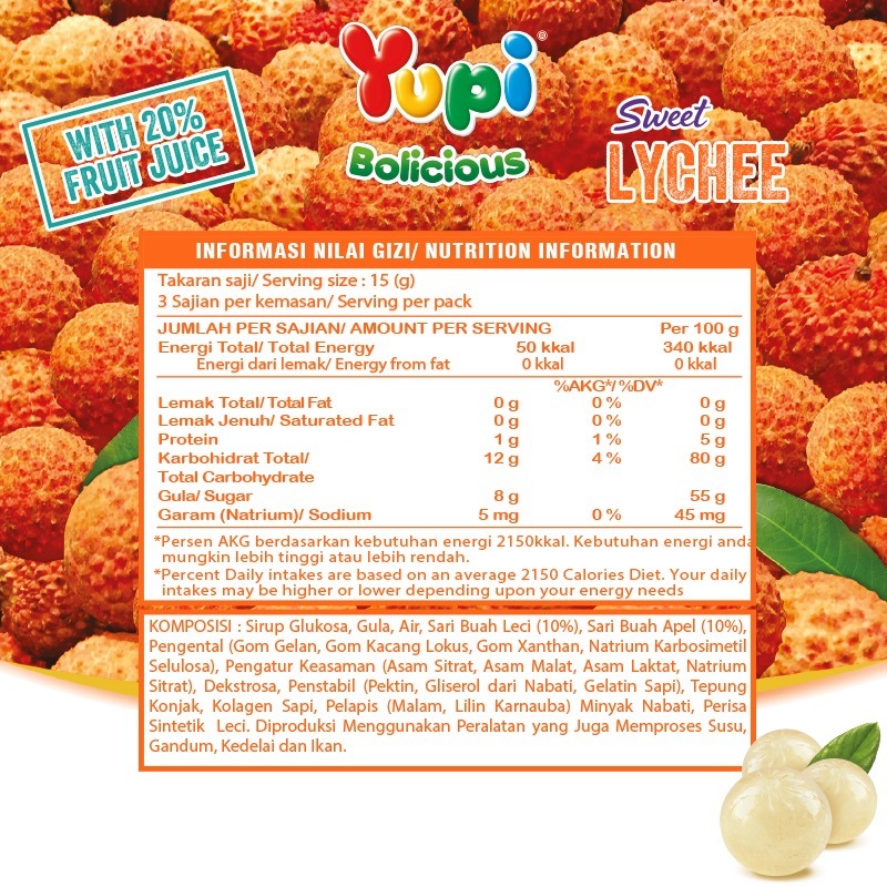Yupi Bolicious Lychee Box