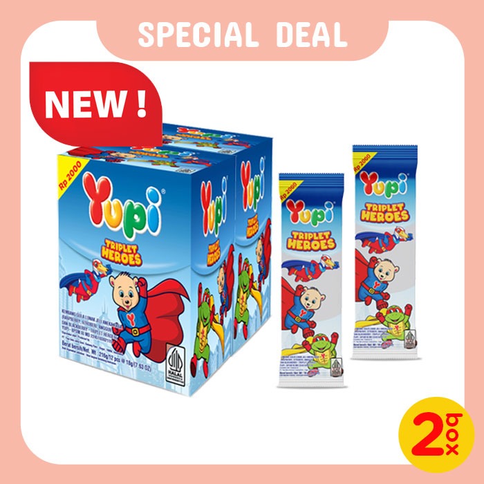 Duo Box Yupi Triplet Heroes