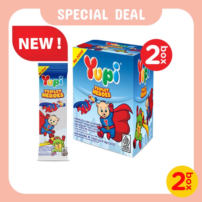 Duo Box Yupi Triplet Heroes