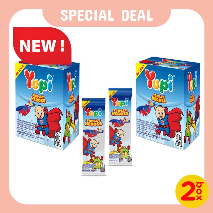 Duo Box Yupi Triplet Heroes