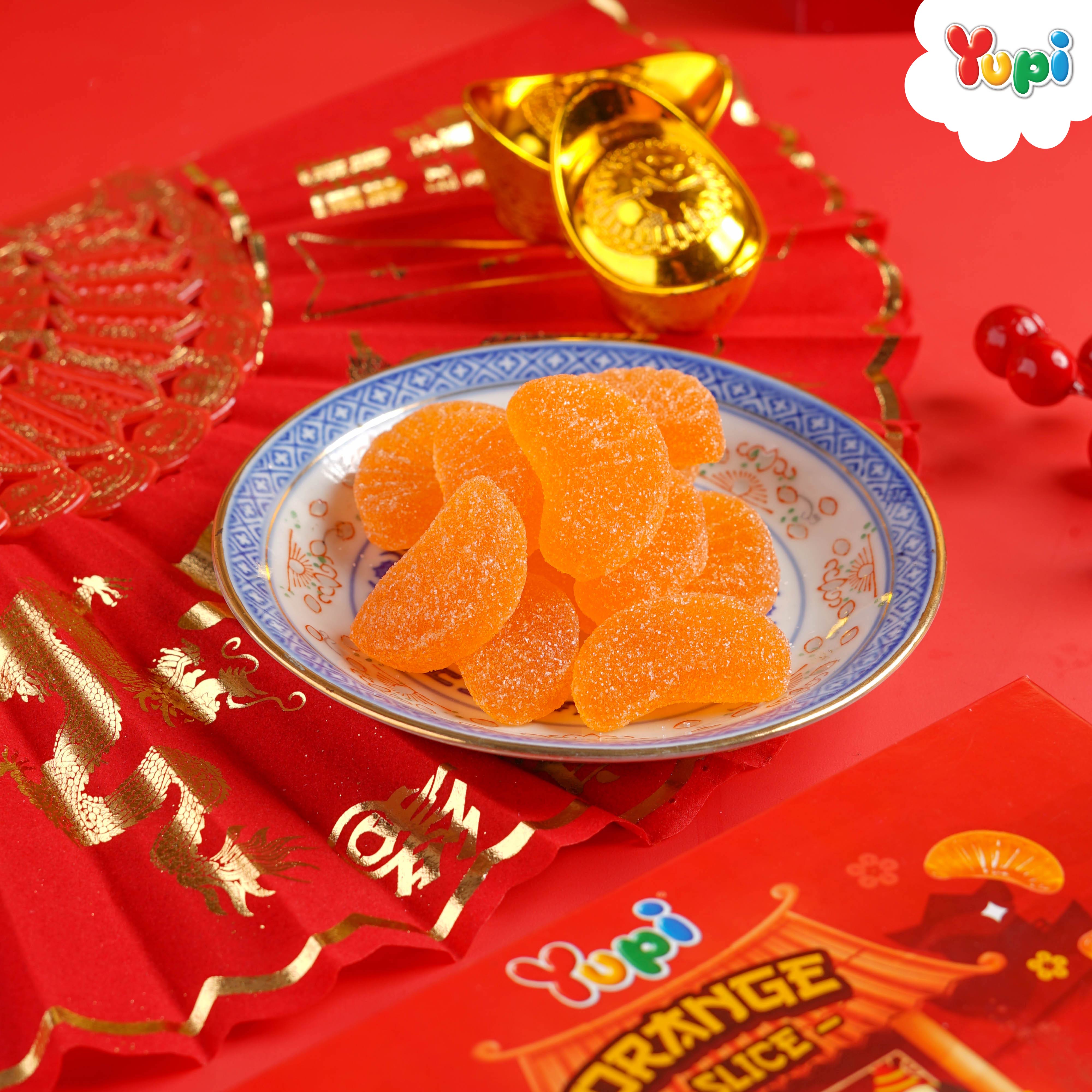 Yupi Orange Slice Jar 500 gr