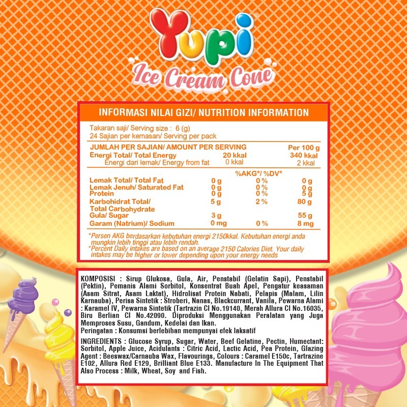 Yupi Ice Cream Cone