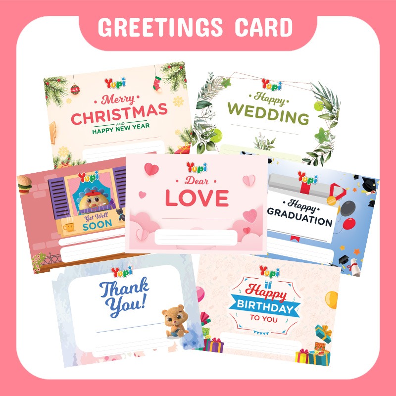 Yupi Greetings Card - Kartu Ucapan