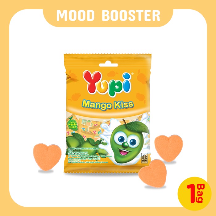 Yupi Mango Kiss Bag 120gr