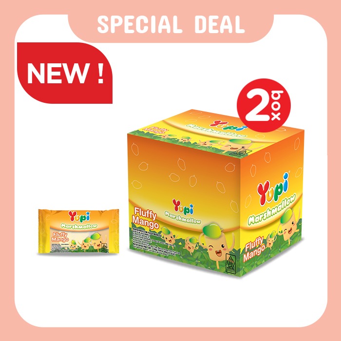Duo Box Yupi Marshmallow Fluffy Mango
