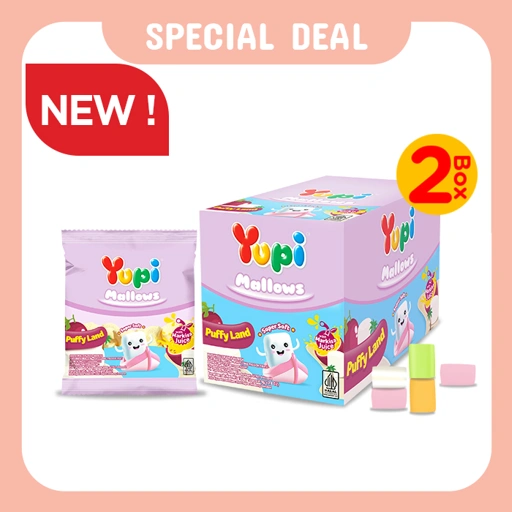 Image of Duo Box Yupi Mallows Puffy Land Markisa