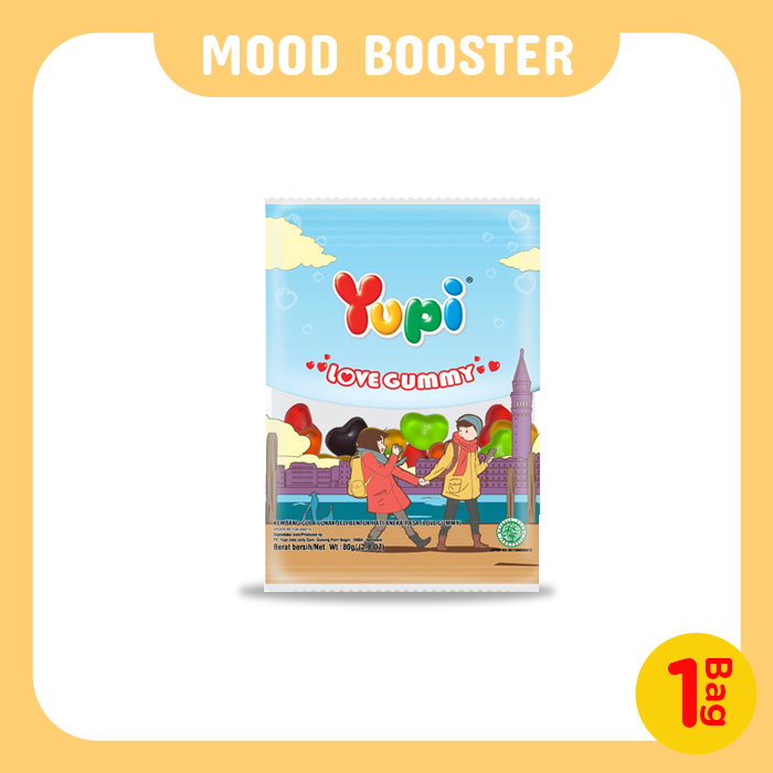 Yupi Love Gummy Bag 80 Gram