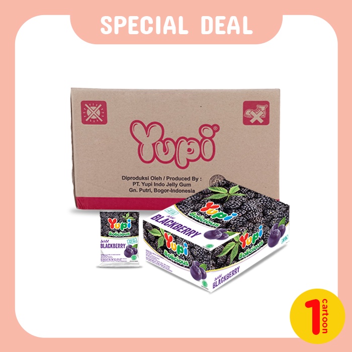 Yupi Bolicious Blackberry Carton