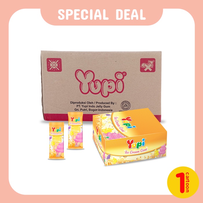 Yupi Gummy Ice Cream Cone Carton
