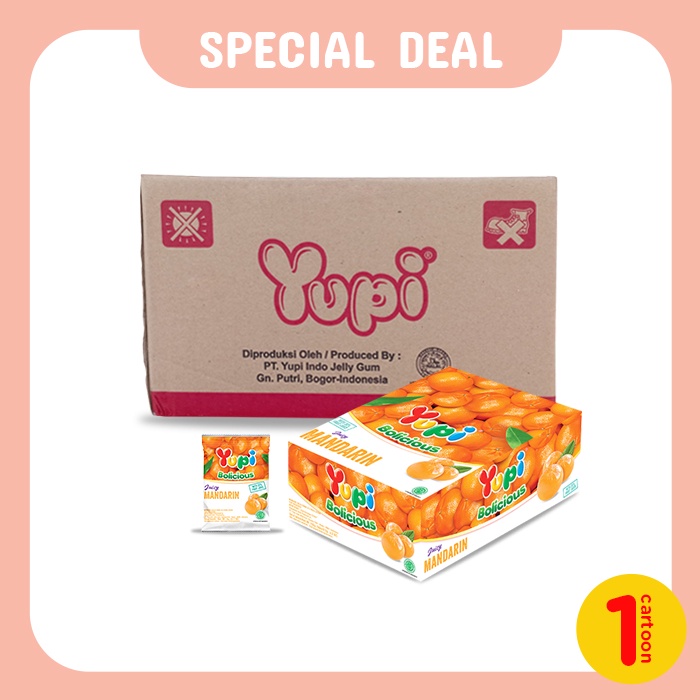 Yupi Bolicious Mandarin Carton