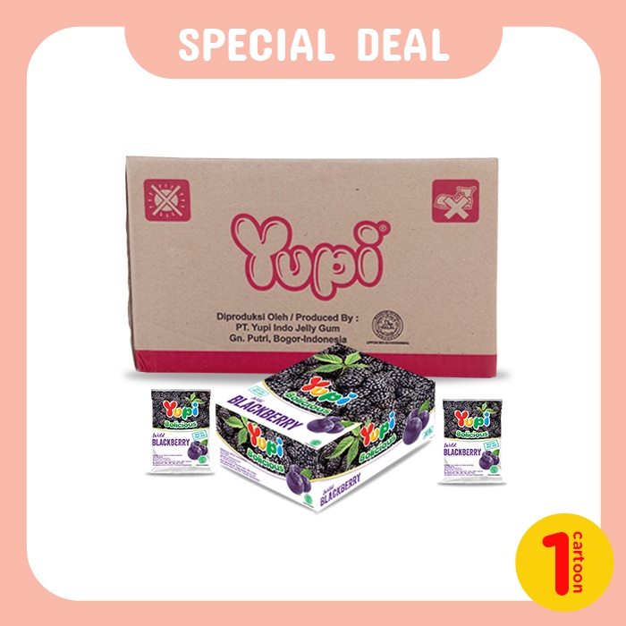 Yupi Bolicious Blackberry Carton