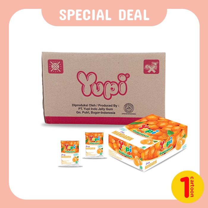 Yupi Bolicious Mandarin Carton