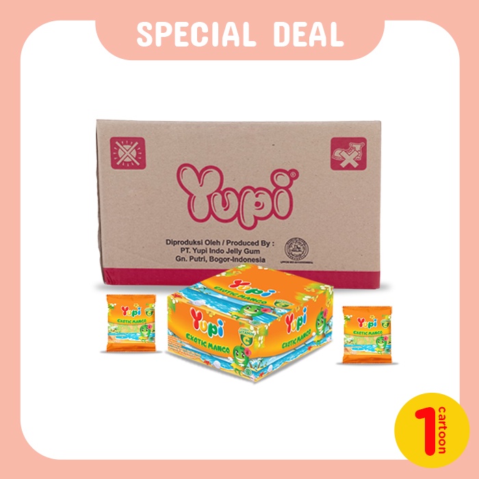 Yupi Gummy Exotic Mango Carton
