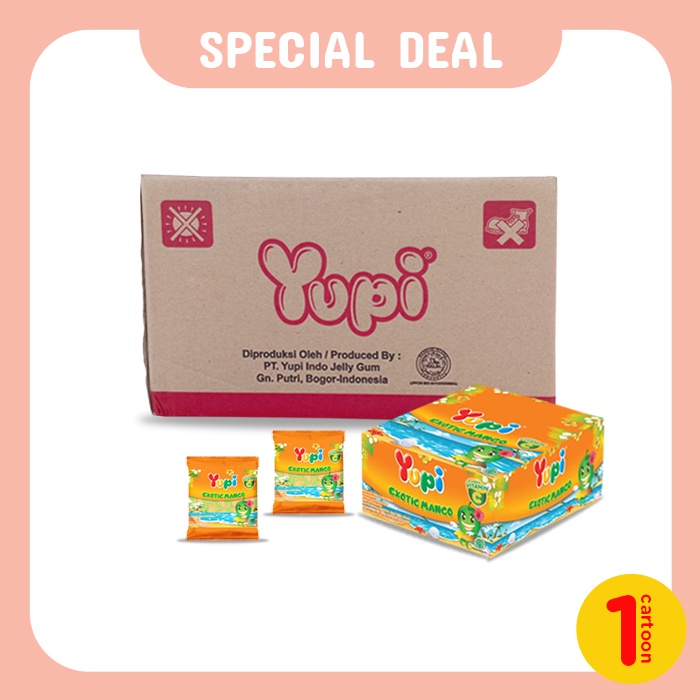 Yupi Gummy Exotic Mango Carton