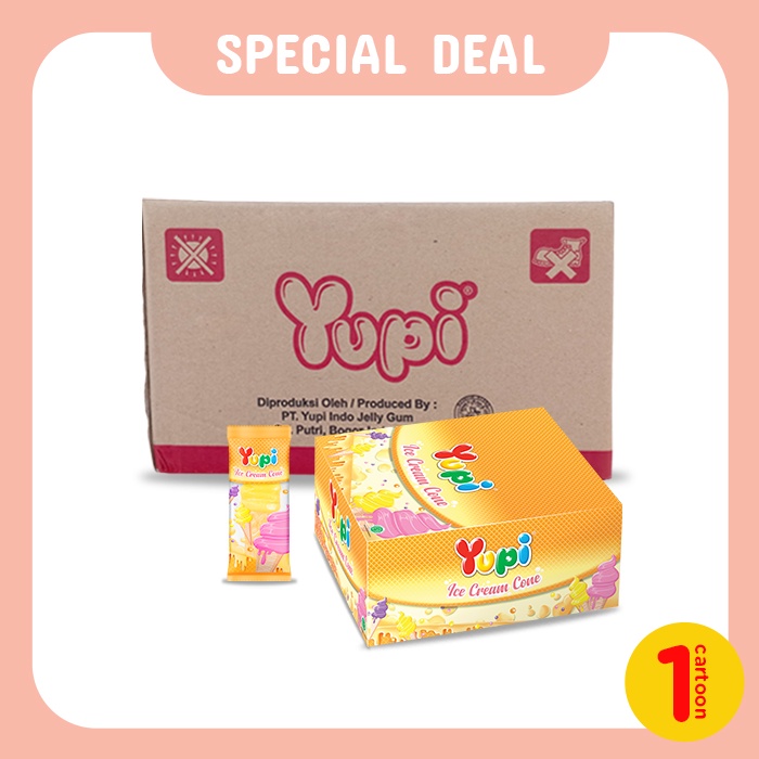 Yupi Gummy Ice Cream Cone Carton
