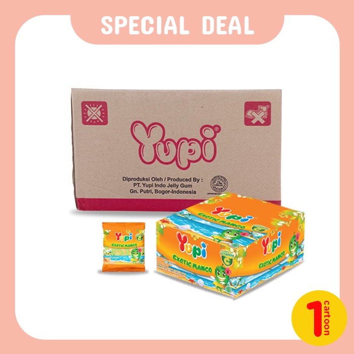 Yupi Gummy Exotic Mango Carton