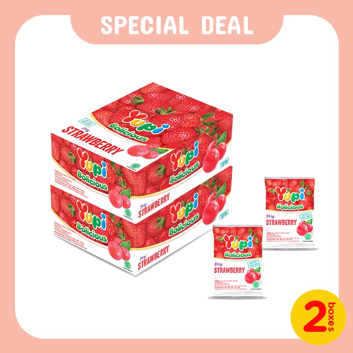 Duo Box Yupi Bolicious Strawberry
