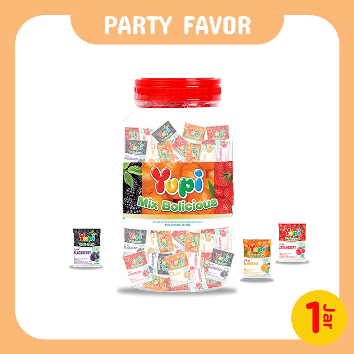 Yupi Bolicious Mix Jar 200gr