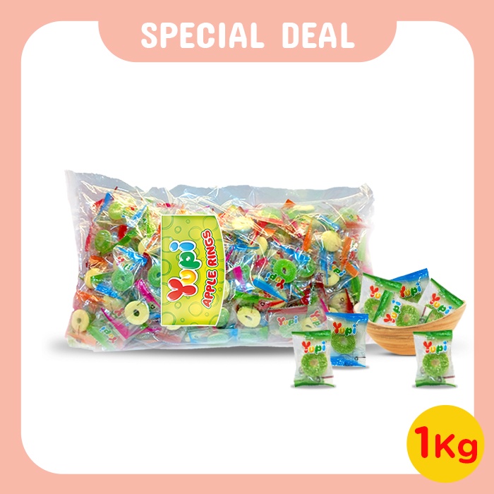Yupi Apple Ring IWP 1000 Gram