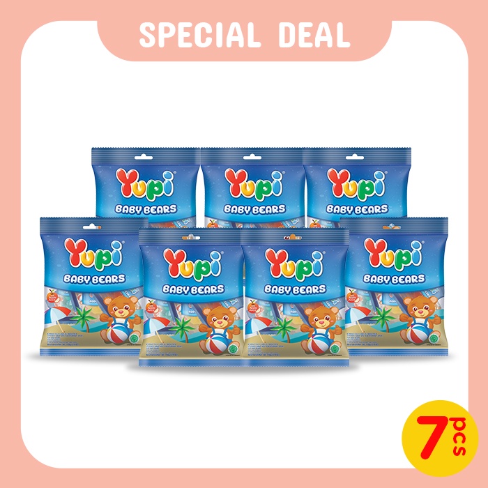 Package 7 Yupi Baby Bears Bag