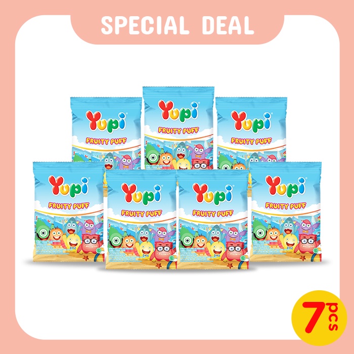 Package 7 Yupi Fruity Puff Bag