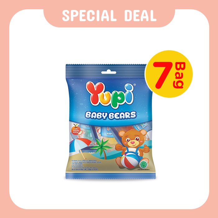 Package 7 Yupi Baby Bears Bag
