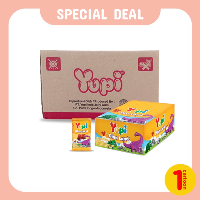 Yupi Gummy Dinoland Carton