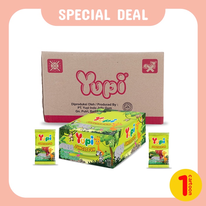 Yupi Gummy Jungle Fun Carton