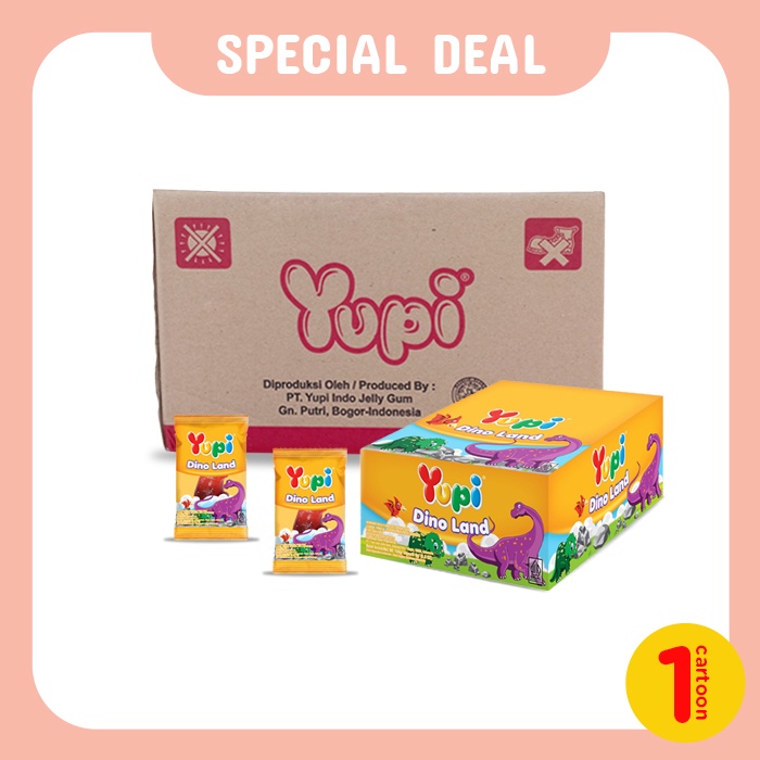 Yupi Gummy Dinoland Carton