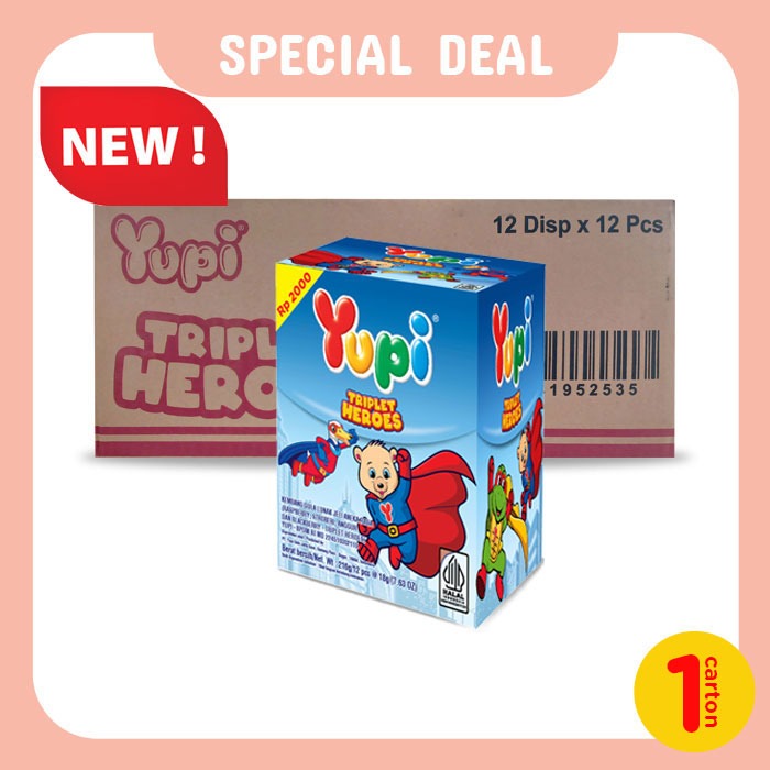 Yupi Triplet Heroes Carton