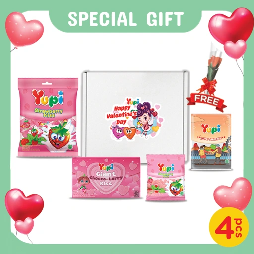 Image of Yupi Package Pink Valentine Box