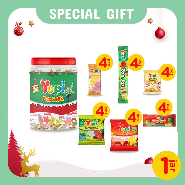 Yupi Christmas Jar 150gram