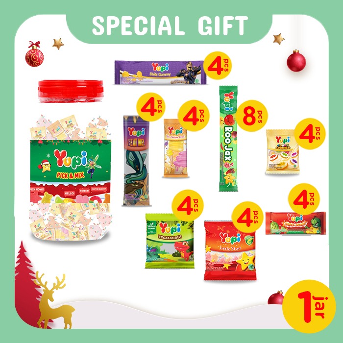 Yupi Christmas Jar 300gram