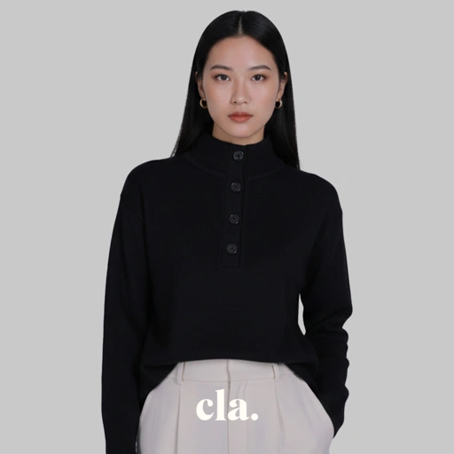 Image of Elise Sweater in Black