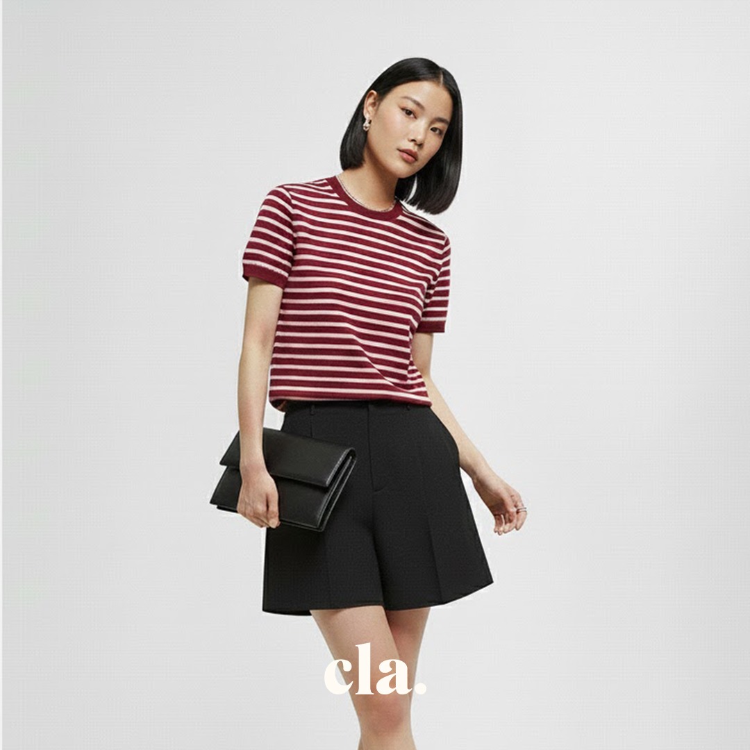 Adele Stripe Tee