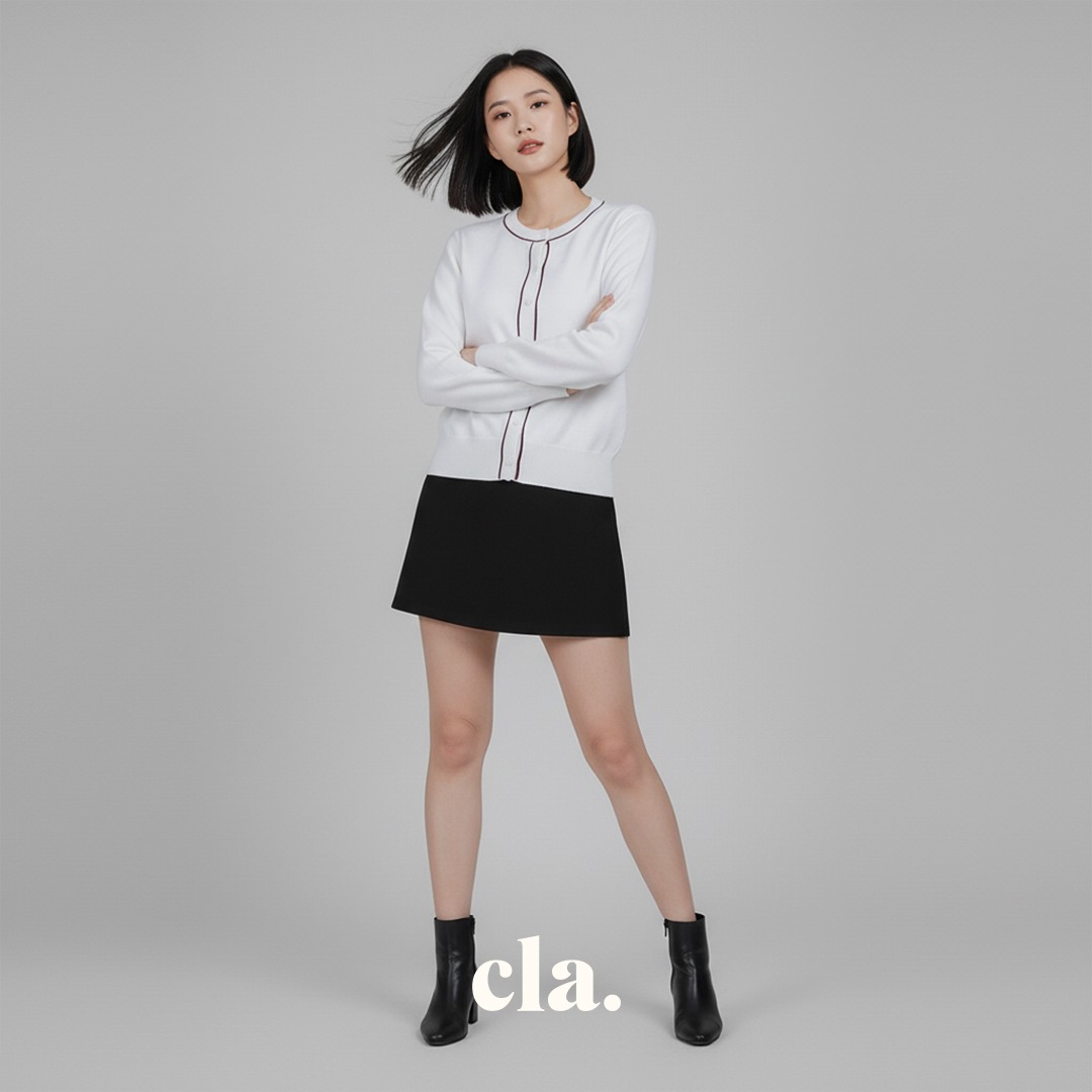 Nyra Cardigan in Black