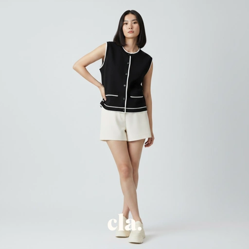 Image of Luxe Vest in Black