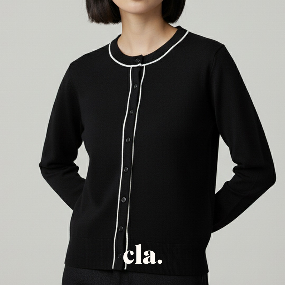 Nyra Cardigan in Black