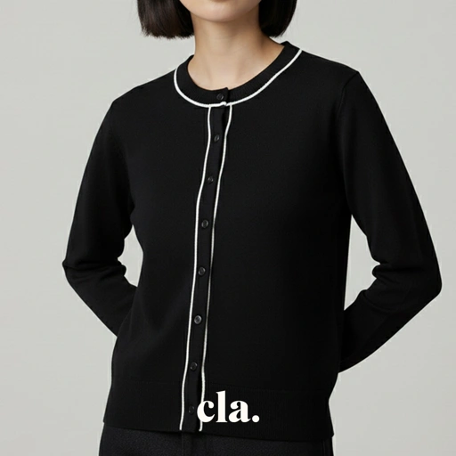 Image of Nyra Cardigan in Black