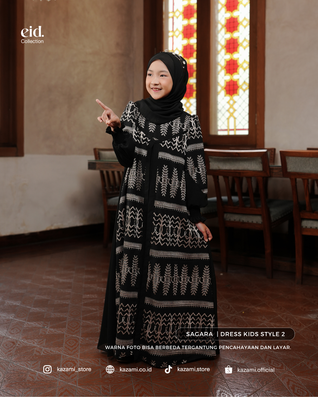 Kazami - Rona Timur Dress Anak Style 2