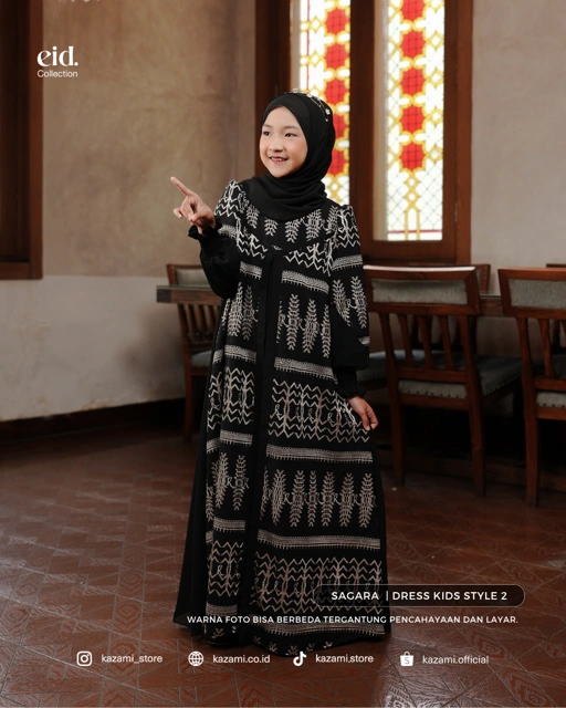 Image of Kazami - Rona Timur Dress Anak Style 2
