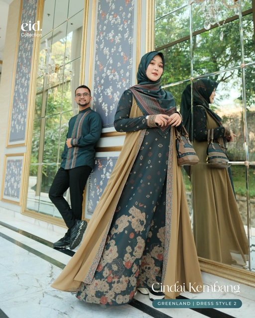 Image of Kazami - Koko Dewasa Cindai Kembang (Tangan Panjang)