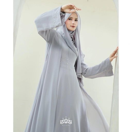 Image of Kazami - Dress Abaya Shireen set Inner Outer New Color