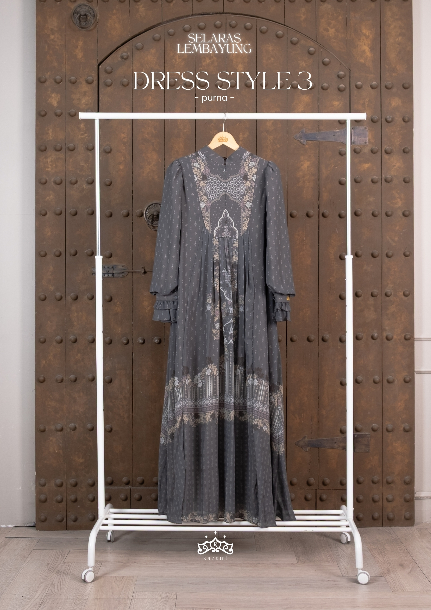 Kazami - Selaras Lembayung Dress Dewasa Style 3