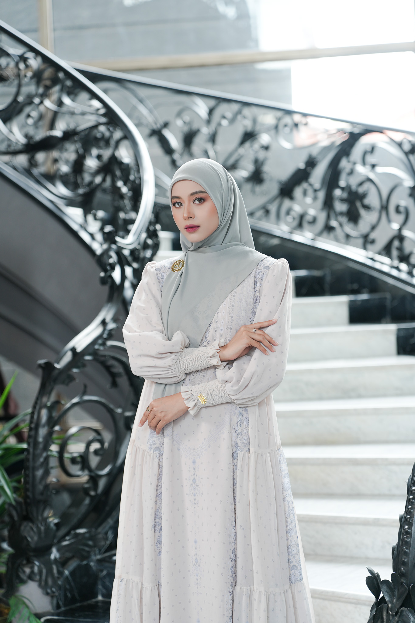 Kazami - Dress  Motif Sarimbit Gemersik Raya  Blushmarine