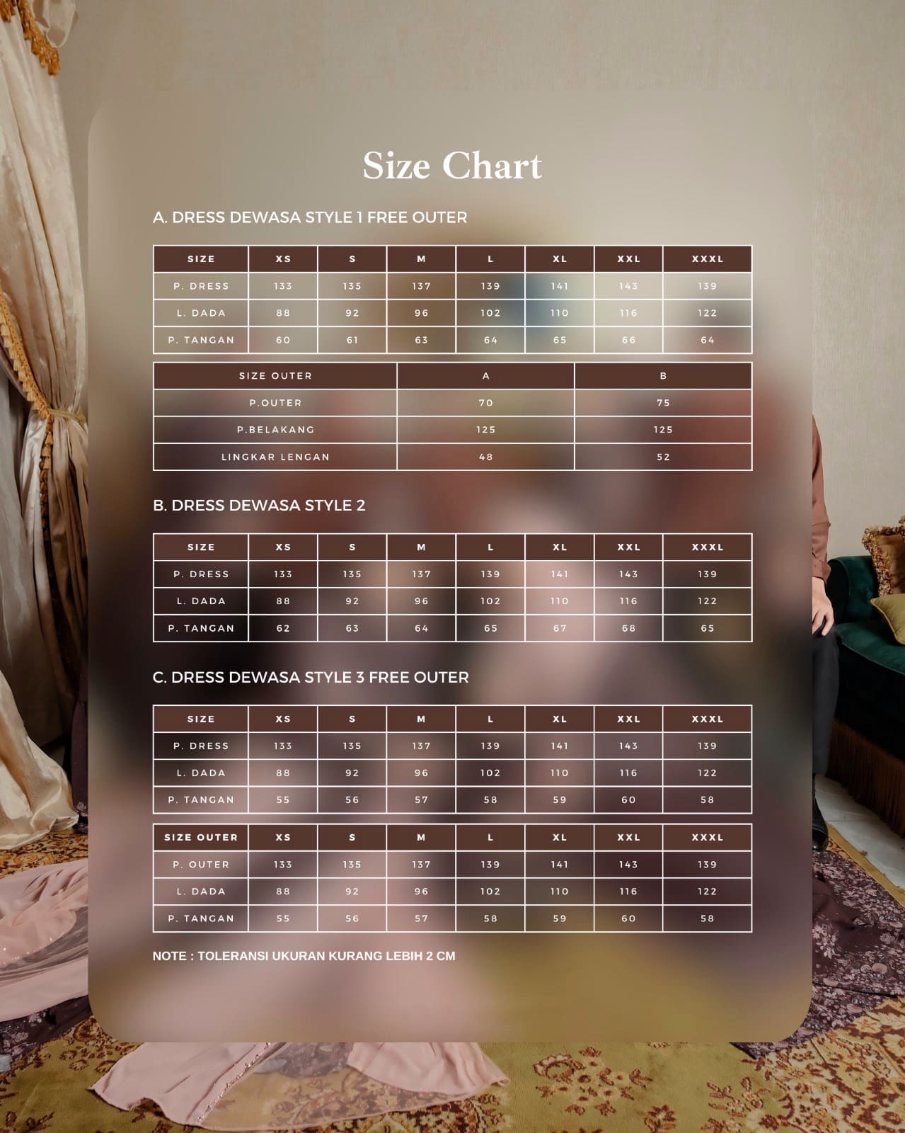 Kazami - Dress  Motif Sarimbit Gemersik Raya  Blushmarine