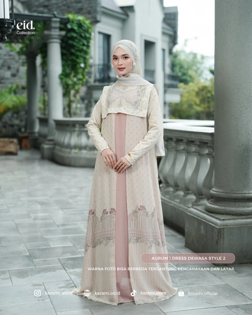 Image of Kazami - Selaras Lembayung Dress Dewasa Style 2