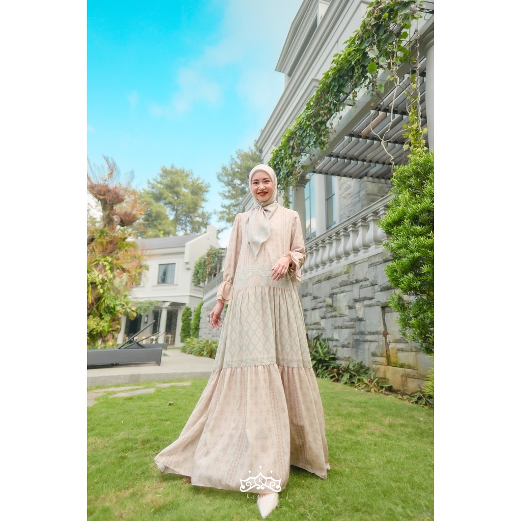 Kazami - Dress Gamis Sarimbit Motif Bahtera Cinta Style 2